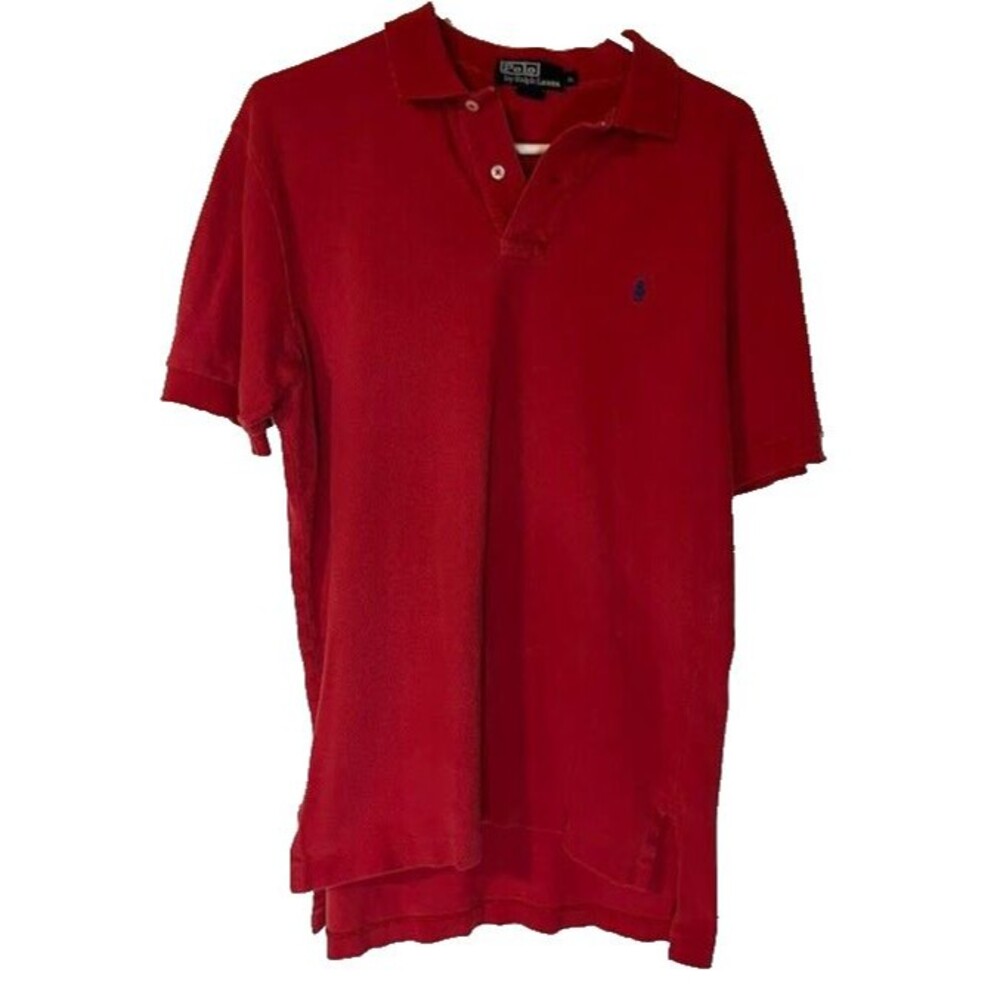 Polo by Ralph Lauren  Polo M Men's Muted Red Short Sleeve Dadcore Casual Golf